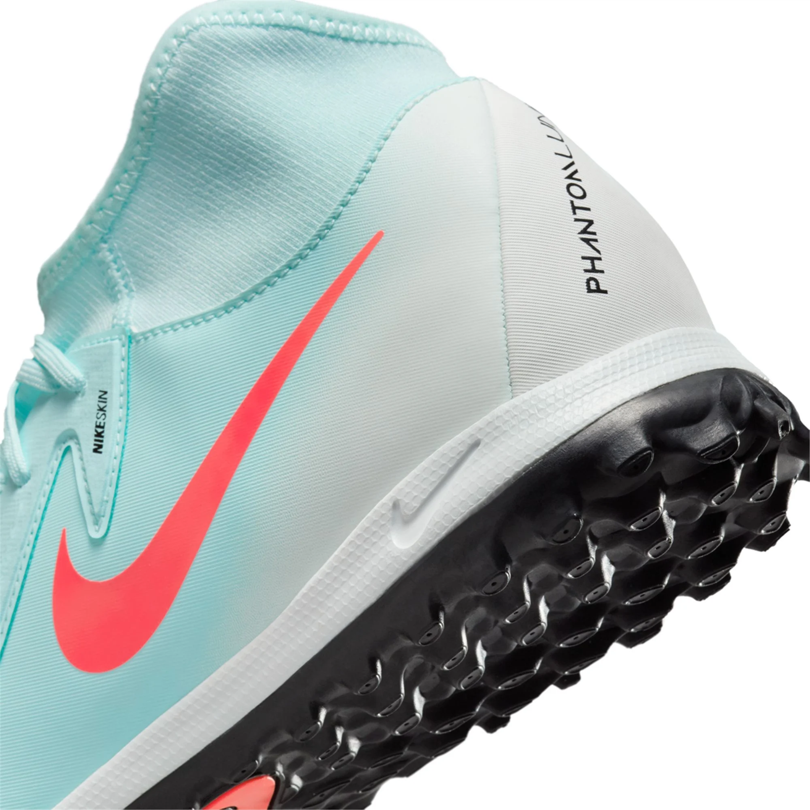 Nike Phantom Luna II Academy Turf Soccer Shoes (Mint/Atomic Red)