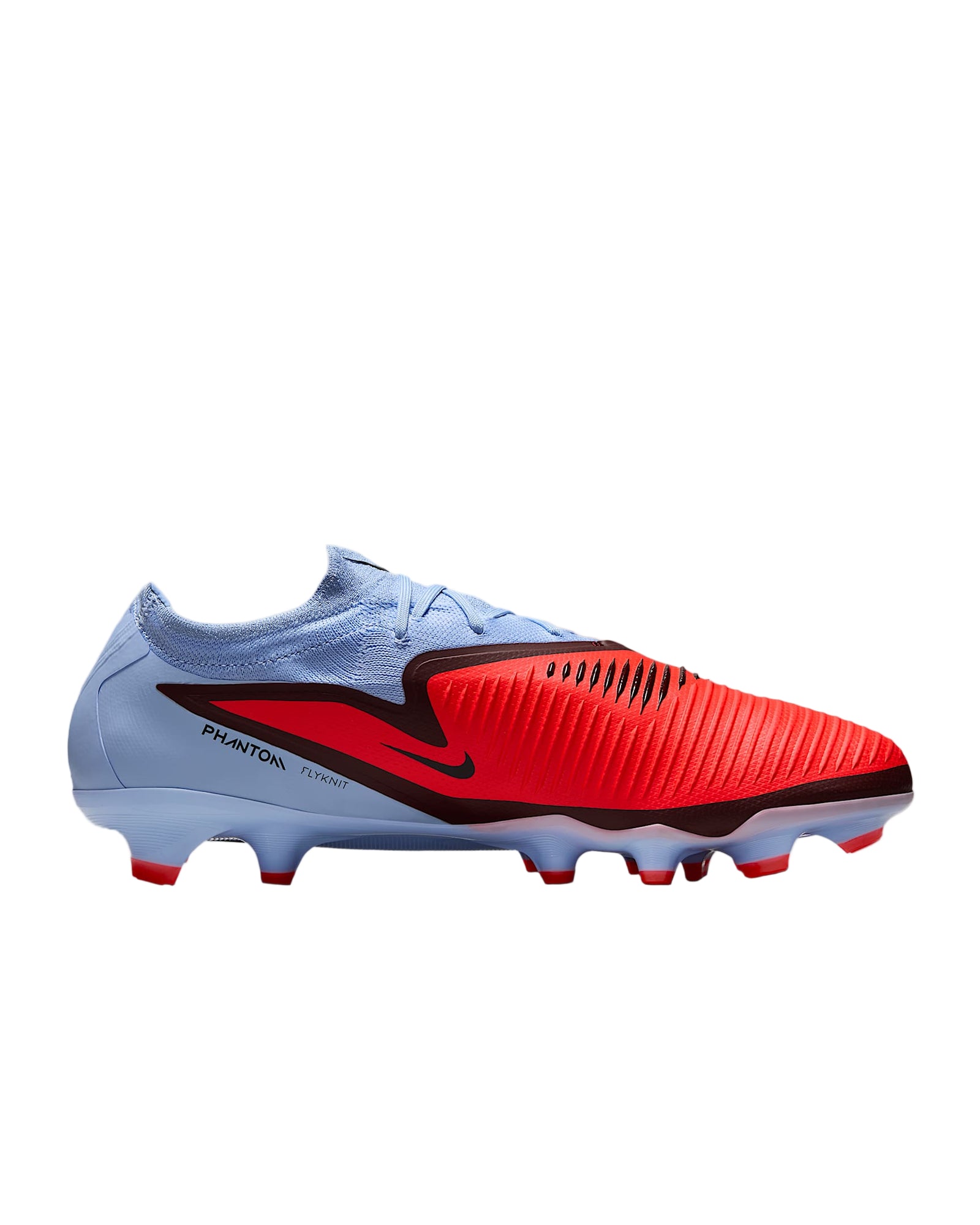 Nike Phantom 6 Low Pro Firm Ground Soccer Cleats (Royal Tint/Bright Crimson)