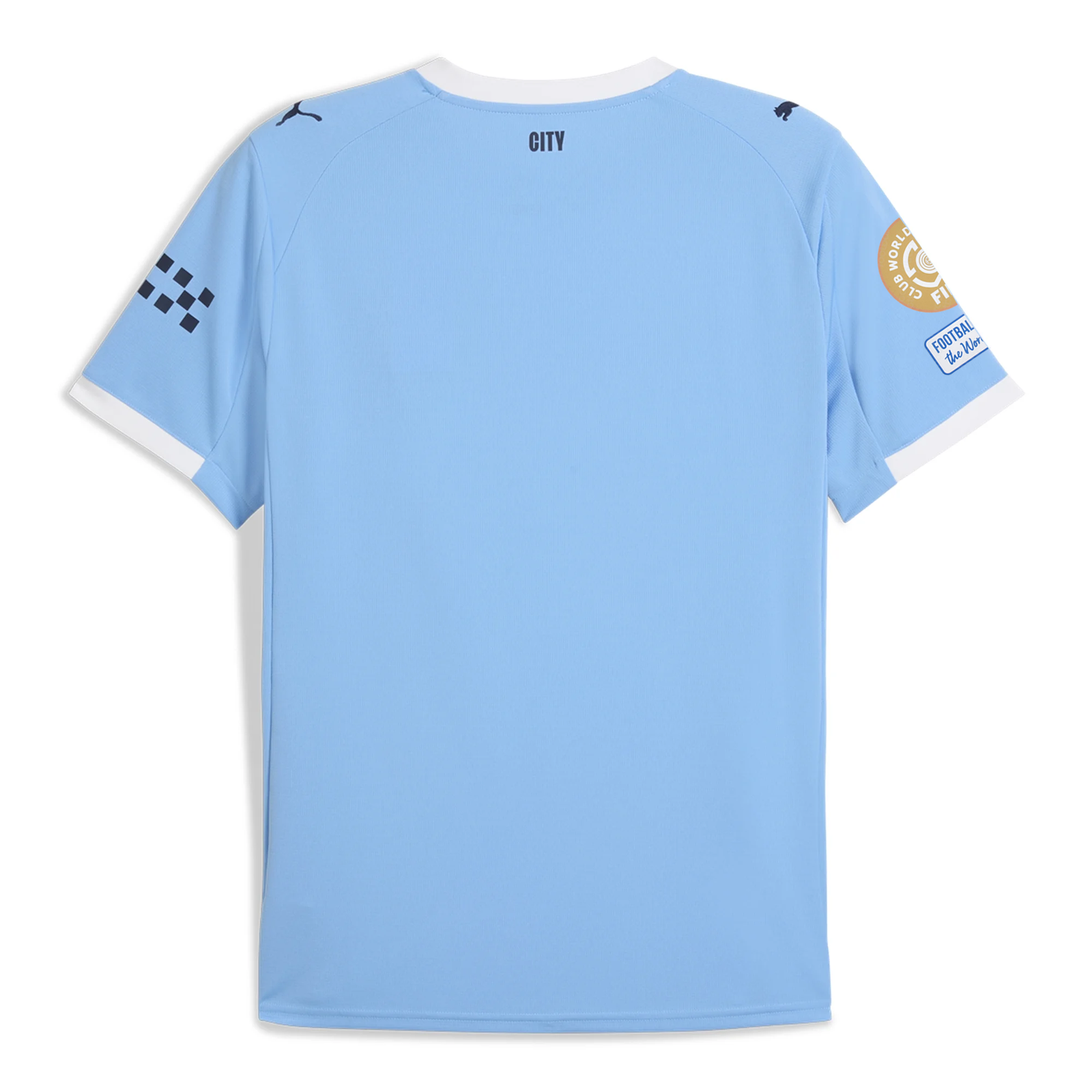 Puma Manchester City Home Jersey w/ Club World Cup Patches 25/26 (Team Light Blue/Puma White)