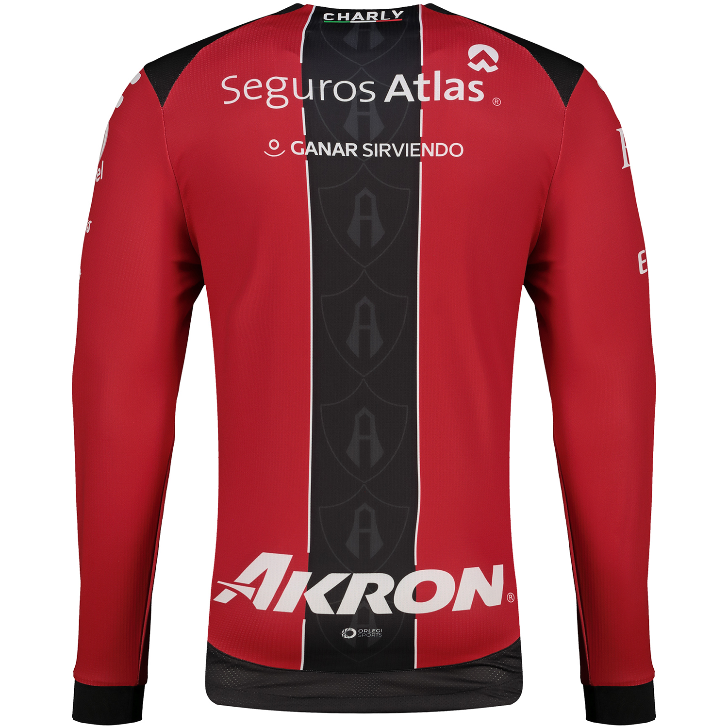 Charly Atlas 25/26 Long Sleeve Home Jersey (Red/Black)