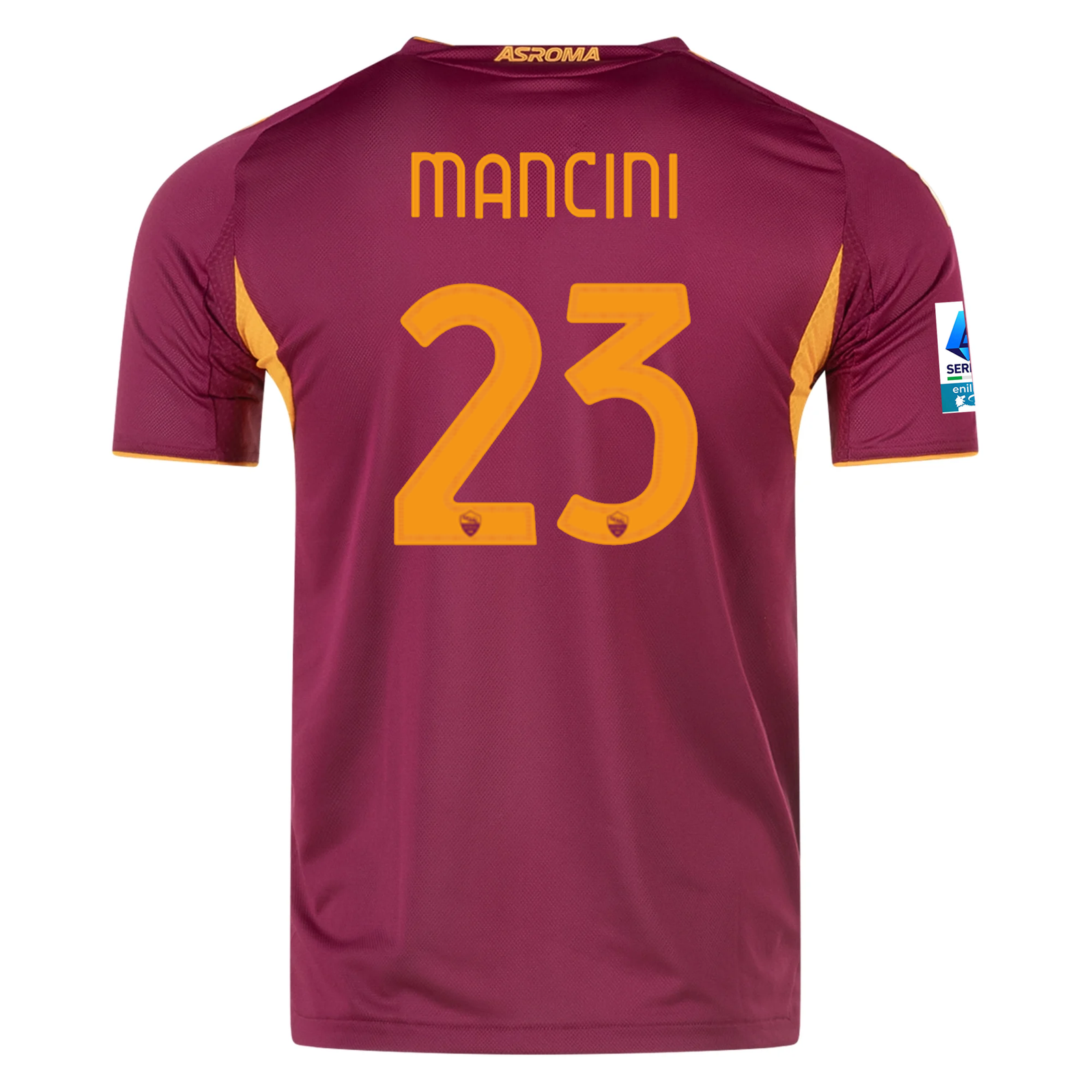 adidas Roma Authentic Gianluca Mancini Home Jersey w/ Serie A Patch 25/26 (Burgundy)