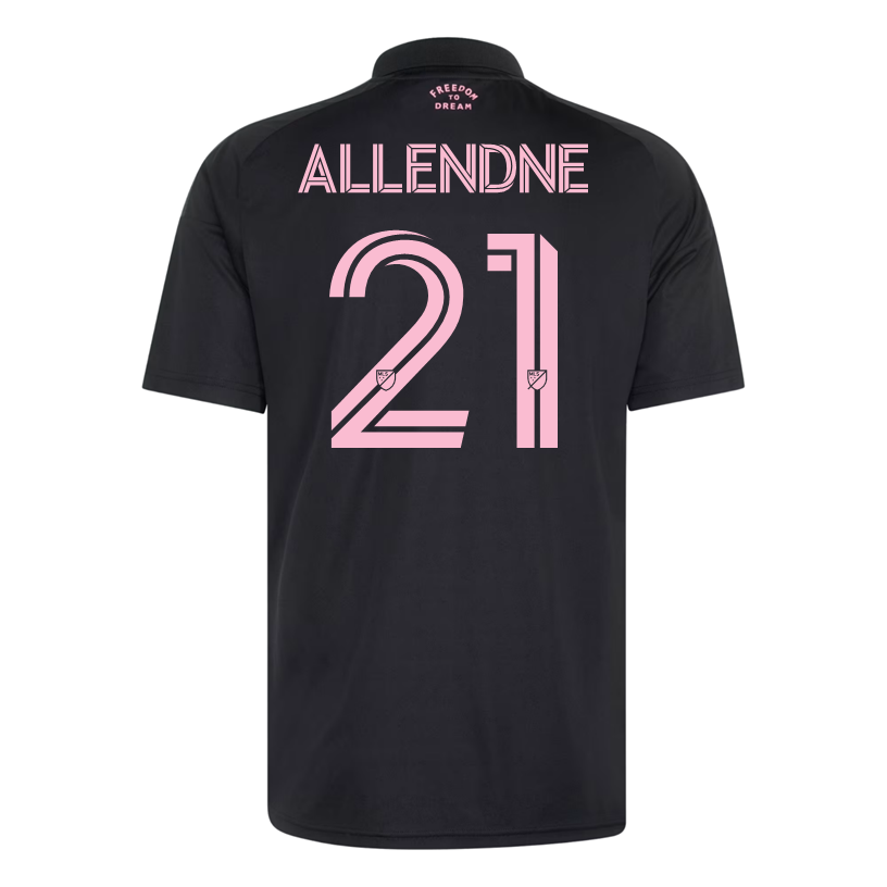 adidas Men's Allendne Inter Miami CF 26/27 Away Jersey (Black/Pink)