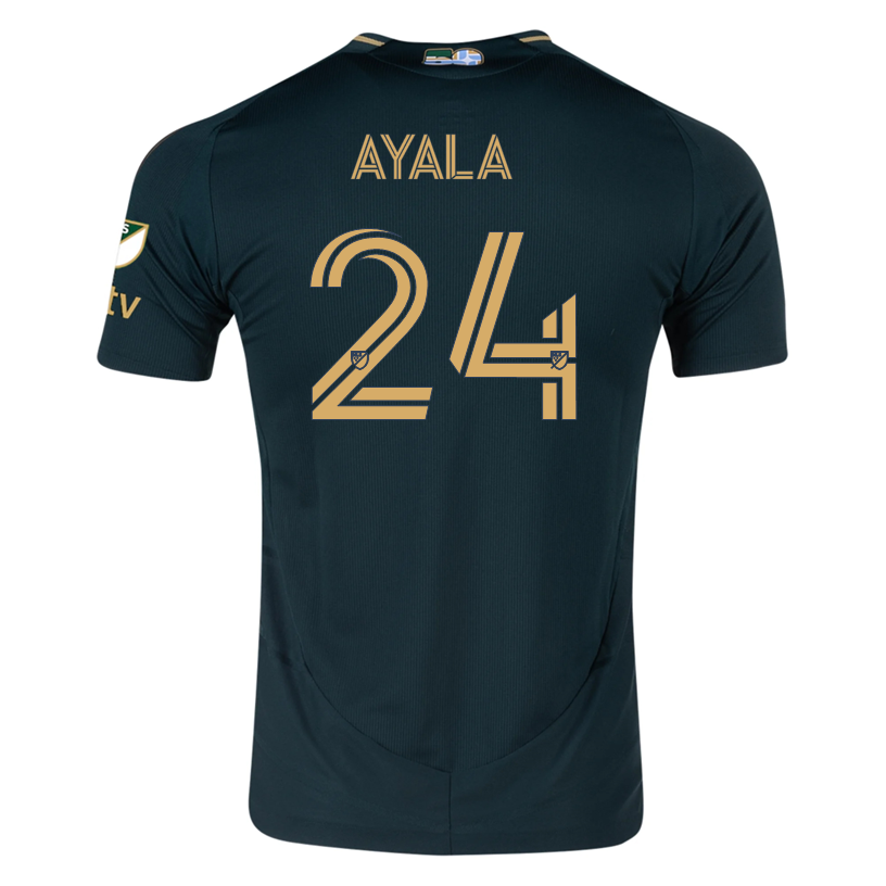 adidas David Ayala Portland Timbers Authentic Home Jersey w/ MLS & Apple Patch 25/26 (Green/Gold)