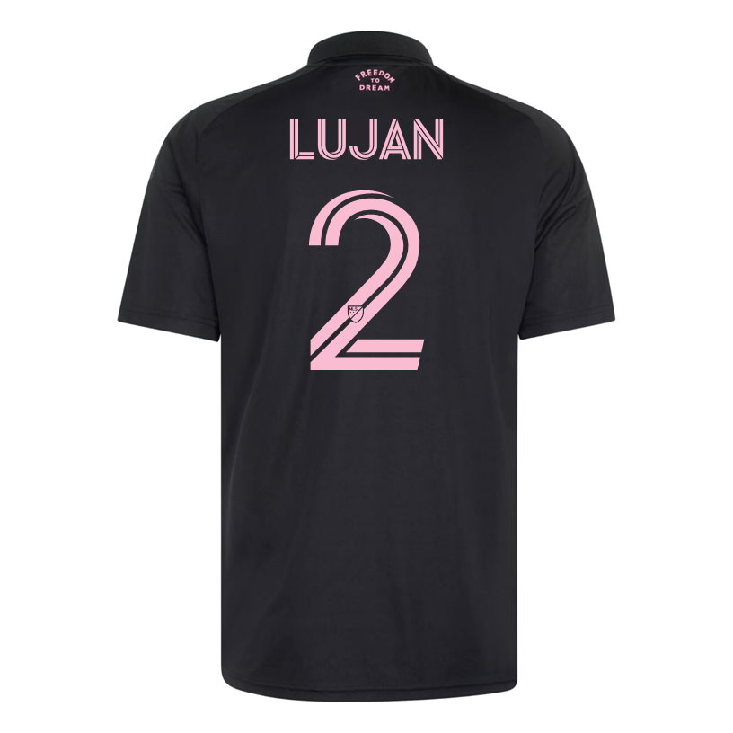 adidas Men's Lujan Inter Miami CF 26/27 Away Jersey (Black/Pink)