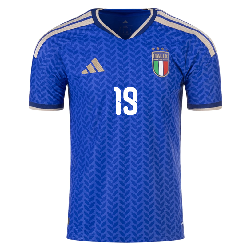 adidas Men's Cambiaghi Italy 2026 Authentic Home Jersey (Bold Blue)