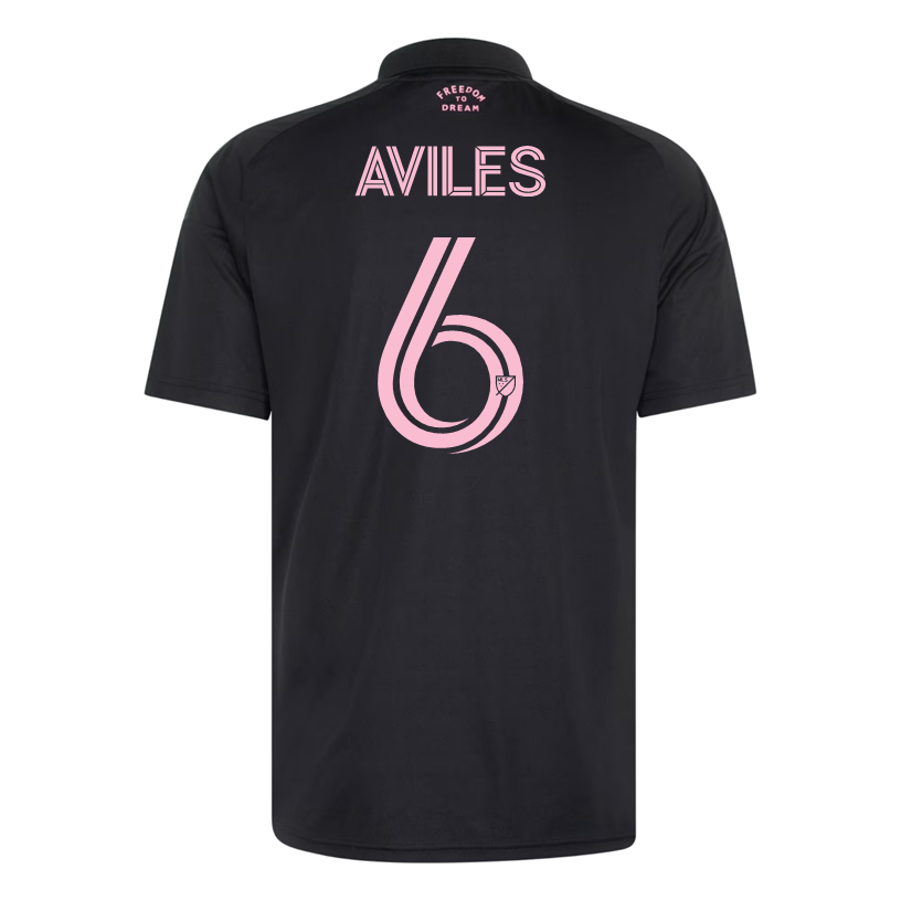 adidas Men's Aviles Inter Miami CF 26/27 Away Jersey (Black/Pink)