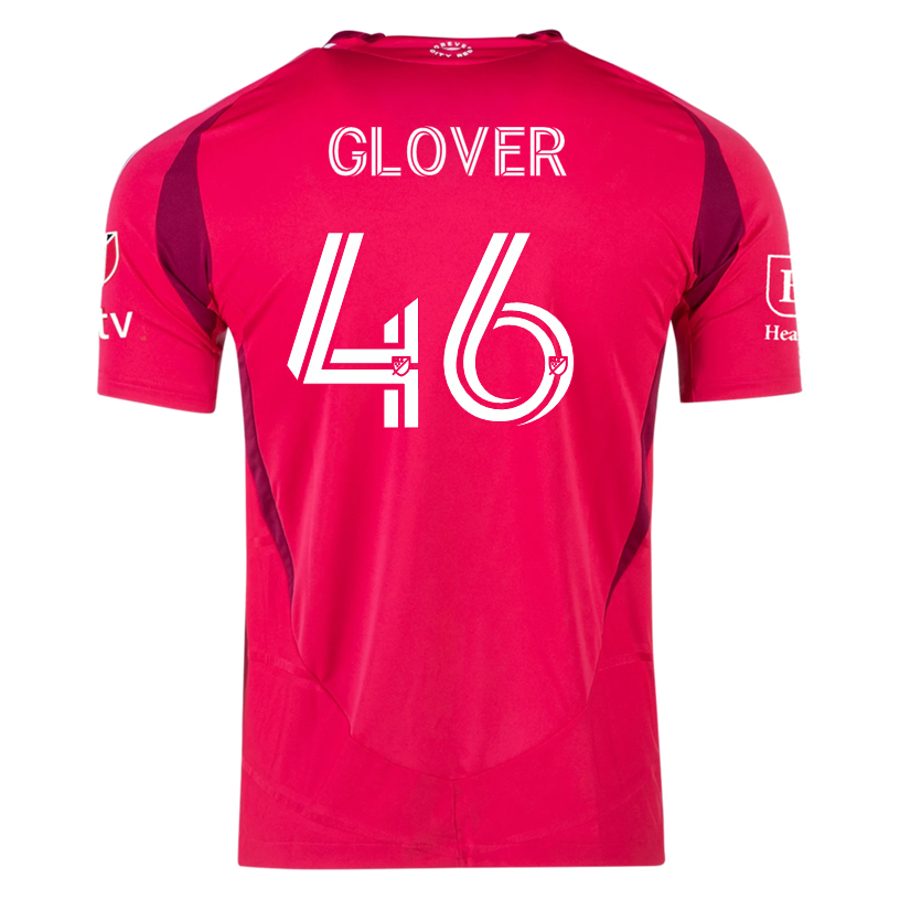 adidas Caden Glover St. Louis FC Authentic Home Jersey 25/26 (Power Pink)