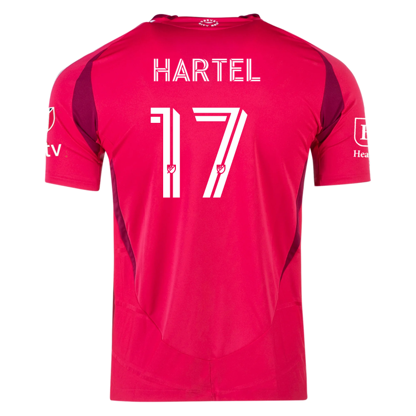 adidas Marcel Hartel St. Louis FC Authentic Home Jersey 25/26 (Power Pink)