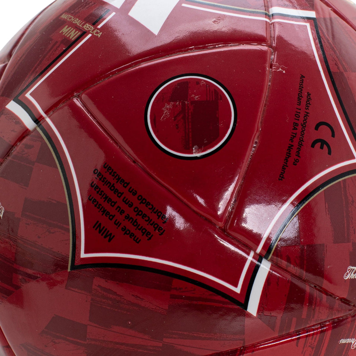 adidas Manchester United Club Mini Ball 25/26 (Red/Black)