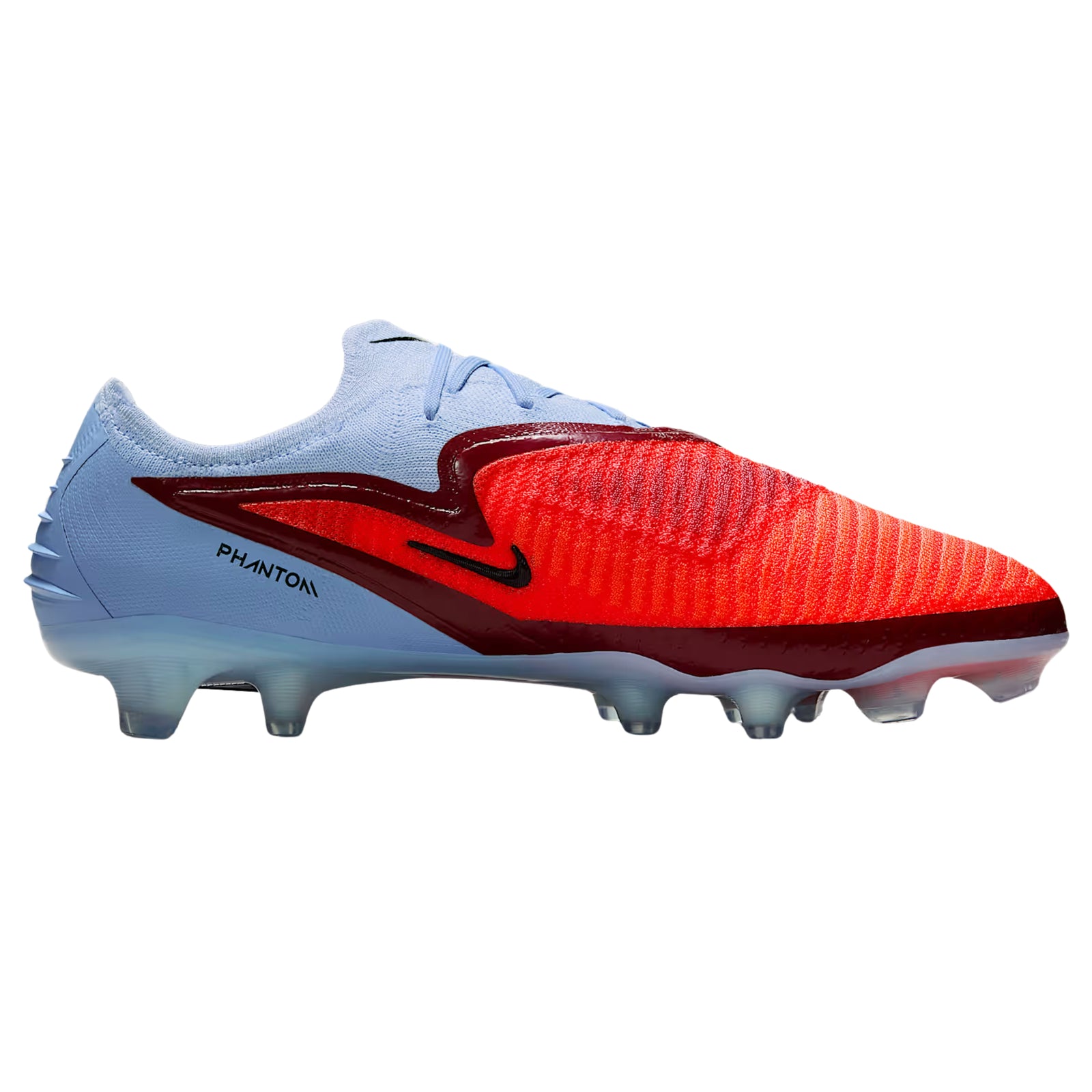 Nike Phantom GX 2 Low Elite Firm Ground Soccer Cleats (Royal Tint/Bright Crimson)