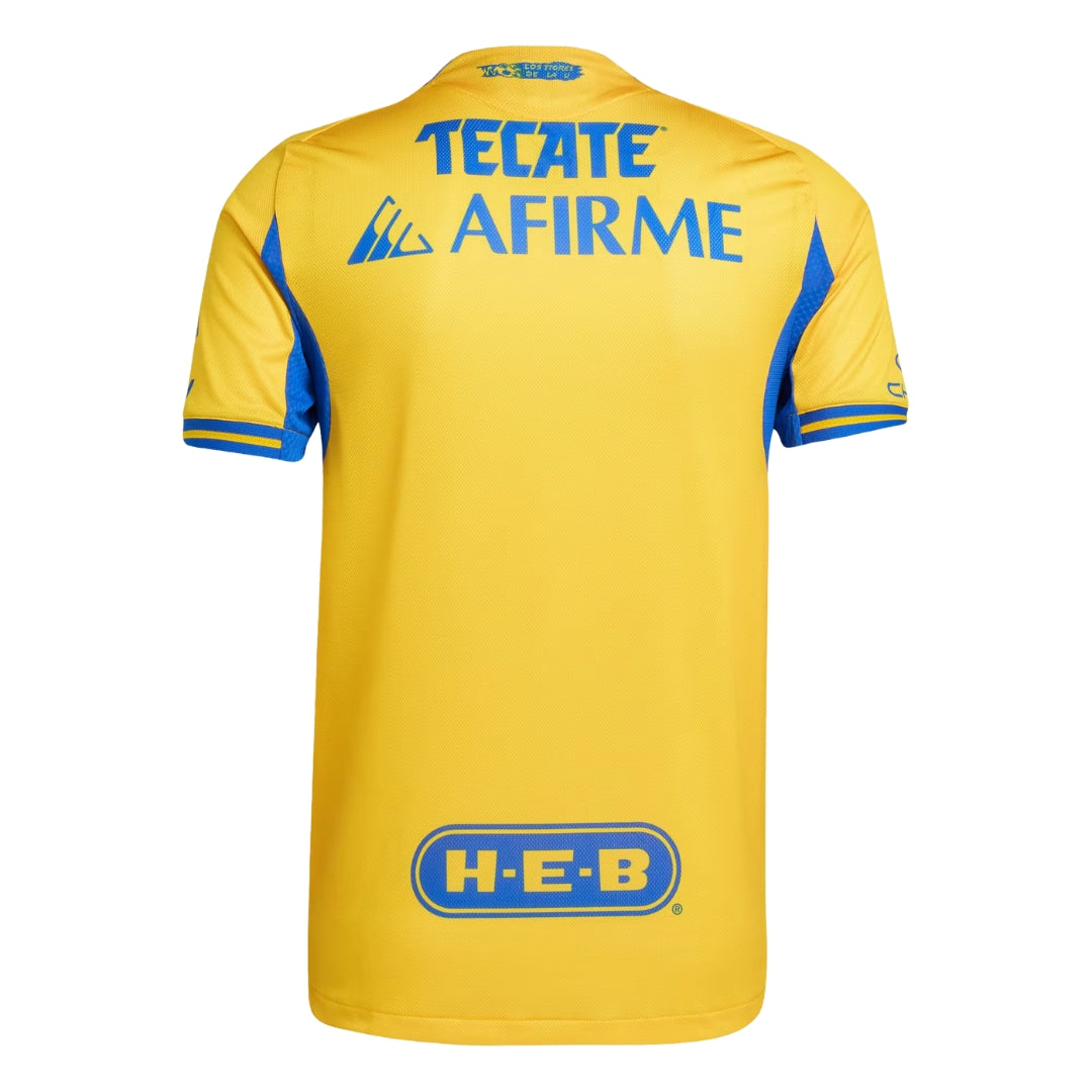 adidas Tigres UANL 25/26 Authentic Home Jersey (Gold/Blue)