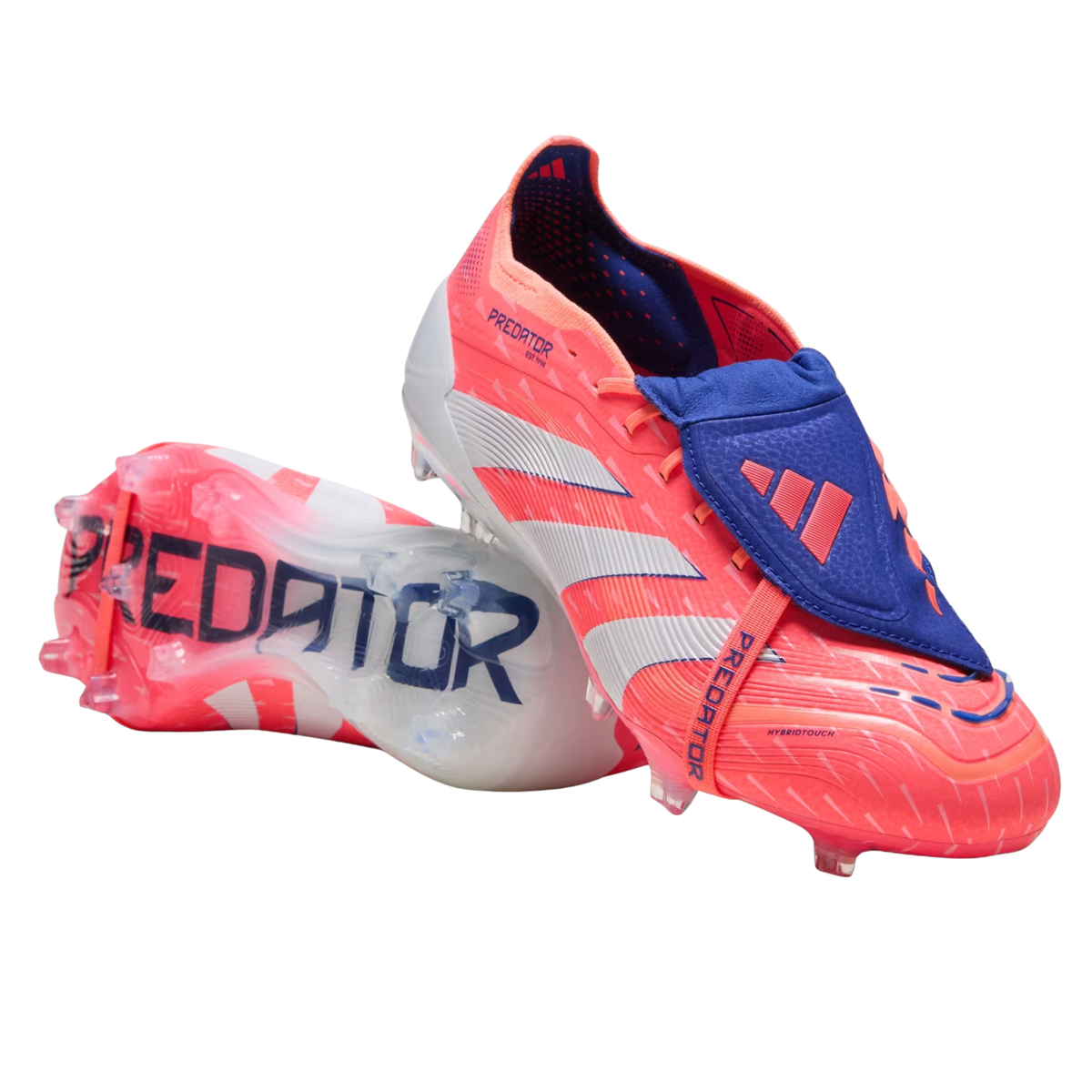 adidas Predator Elite Fold-Over Tongue Firm Ground Soccer Cleats (Coral/White/Orange)