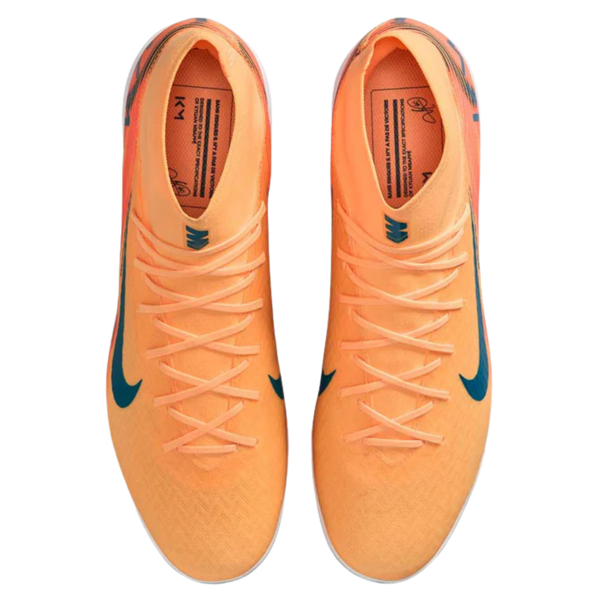 Nike Zoom Superfly 10 Academy KM Indoor Soccer Shoes (Melon Tint/Neo Turq/Igloo)