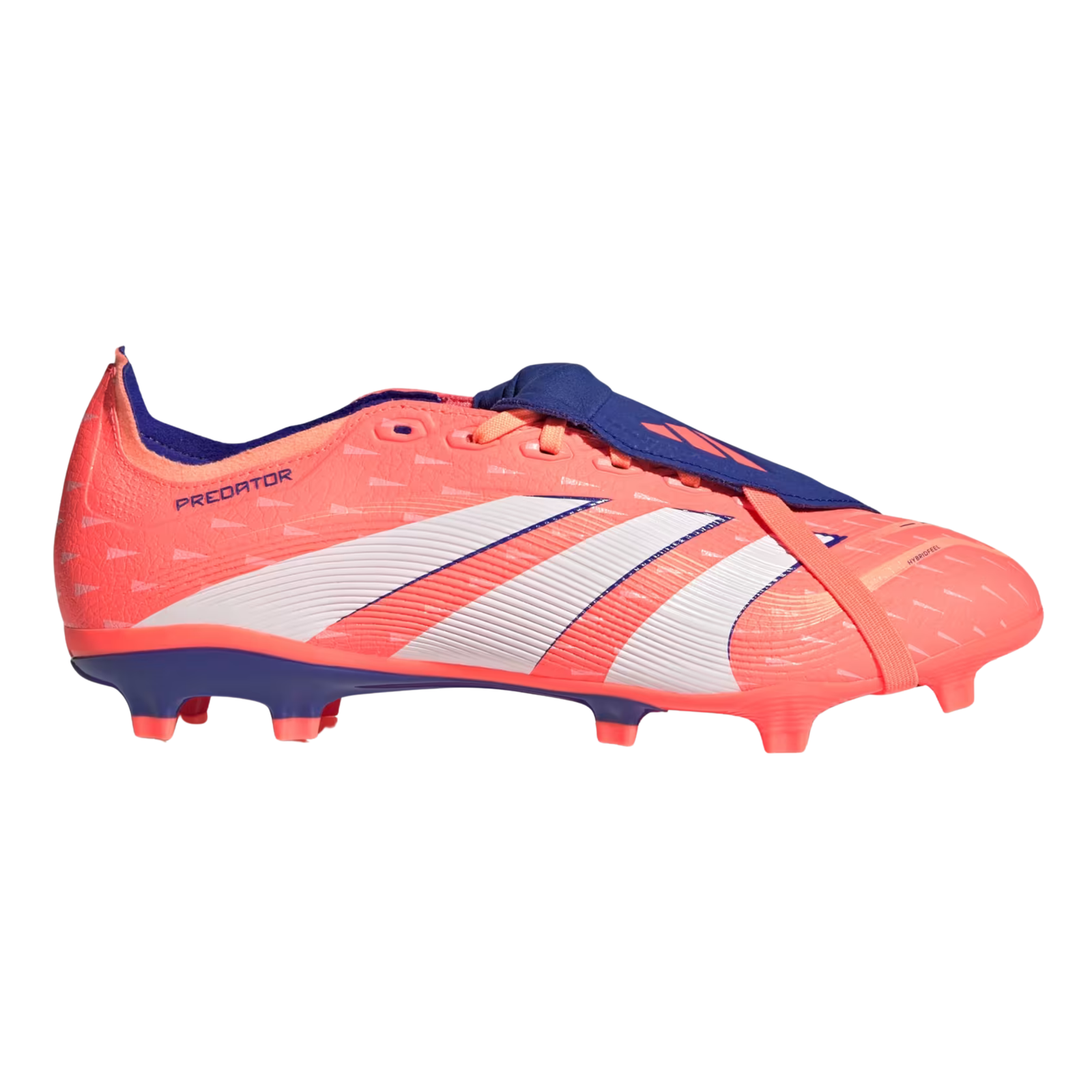 adidas Predator League Fold-Over Tongue FG/MG Soccer Cleats (Coral/White/Orange)