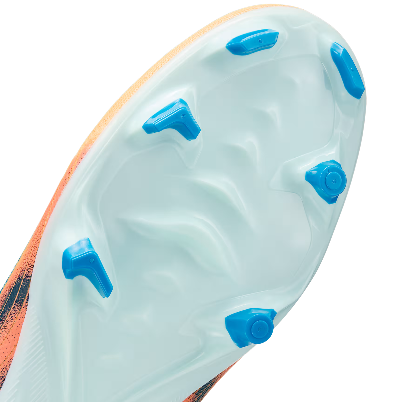 Nike Zoom Superfly 10 Academy KM Firm/Multi Ground Soccer Cleats (Melon Tint/Neo Turq/Igloo)