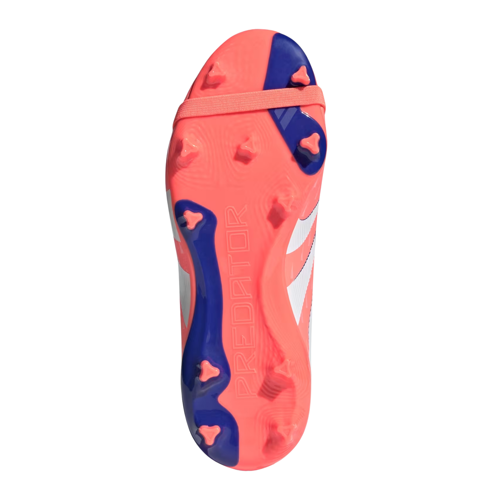 adidas Youth Predator League Fold-Over Tongue Firm/Multi Ground Junior Soccer Cleats (Coral/White/Orange)