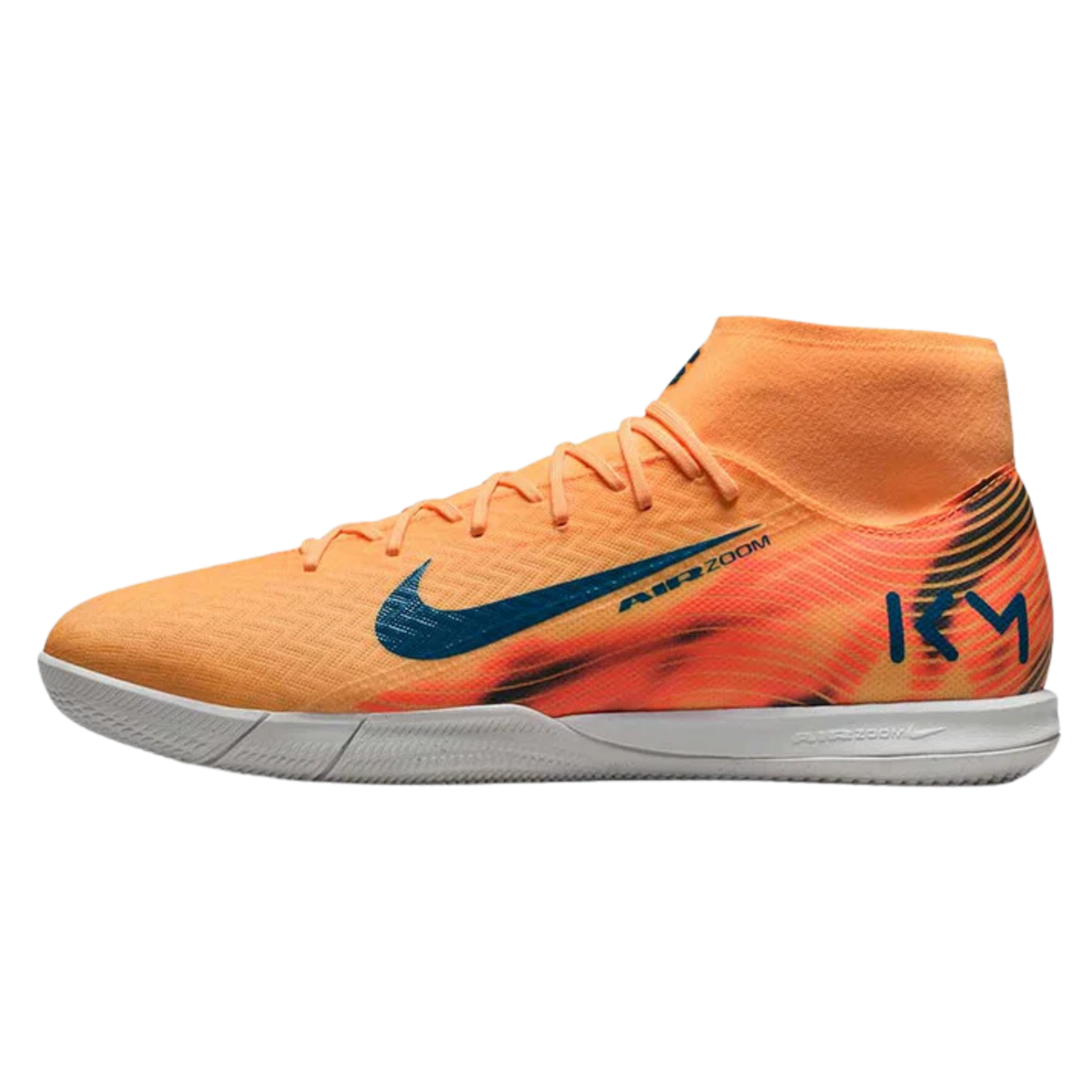 Nike Zoom Superfly 10 Academy KM Indoor Soccer Shoes (Melon Tint/Neo Turq/Igloo)