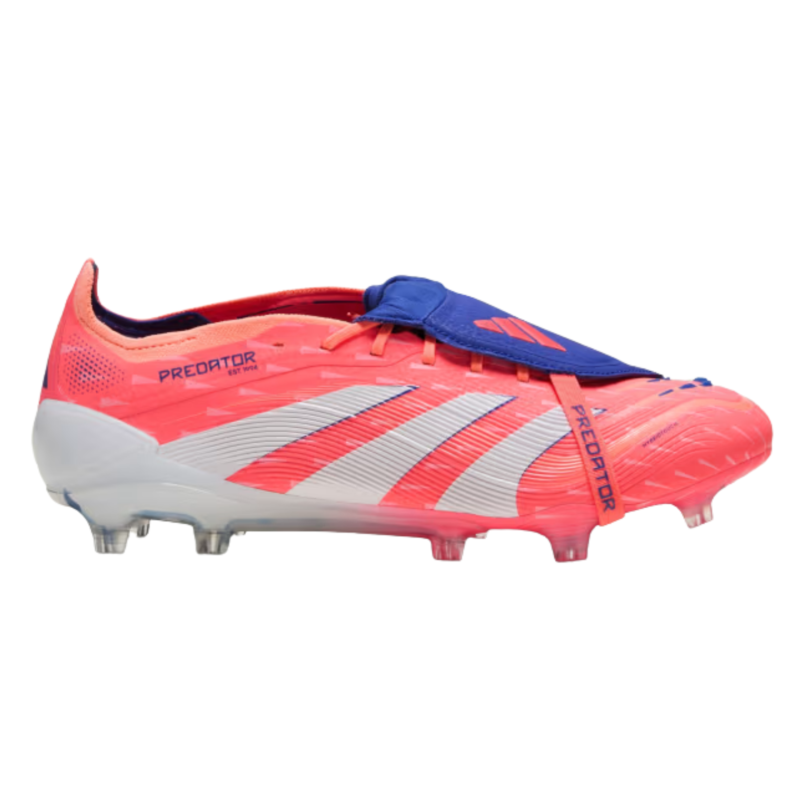adidas Predator Elite Fold-Over Tongue Firm Ground Soccer Cleats (Coral/White/Orange)