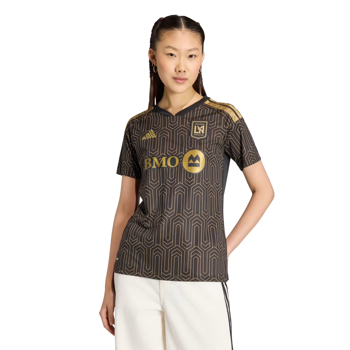 adidas Women’s LAFC 26/27 Home Replica Jersey (Black/Gold)