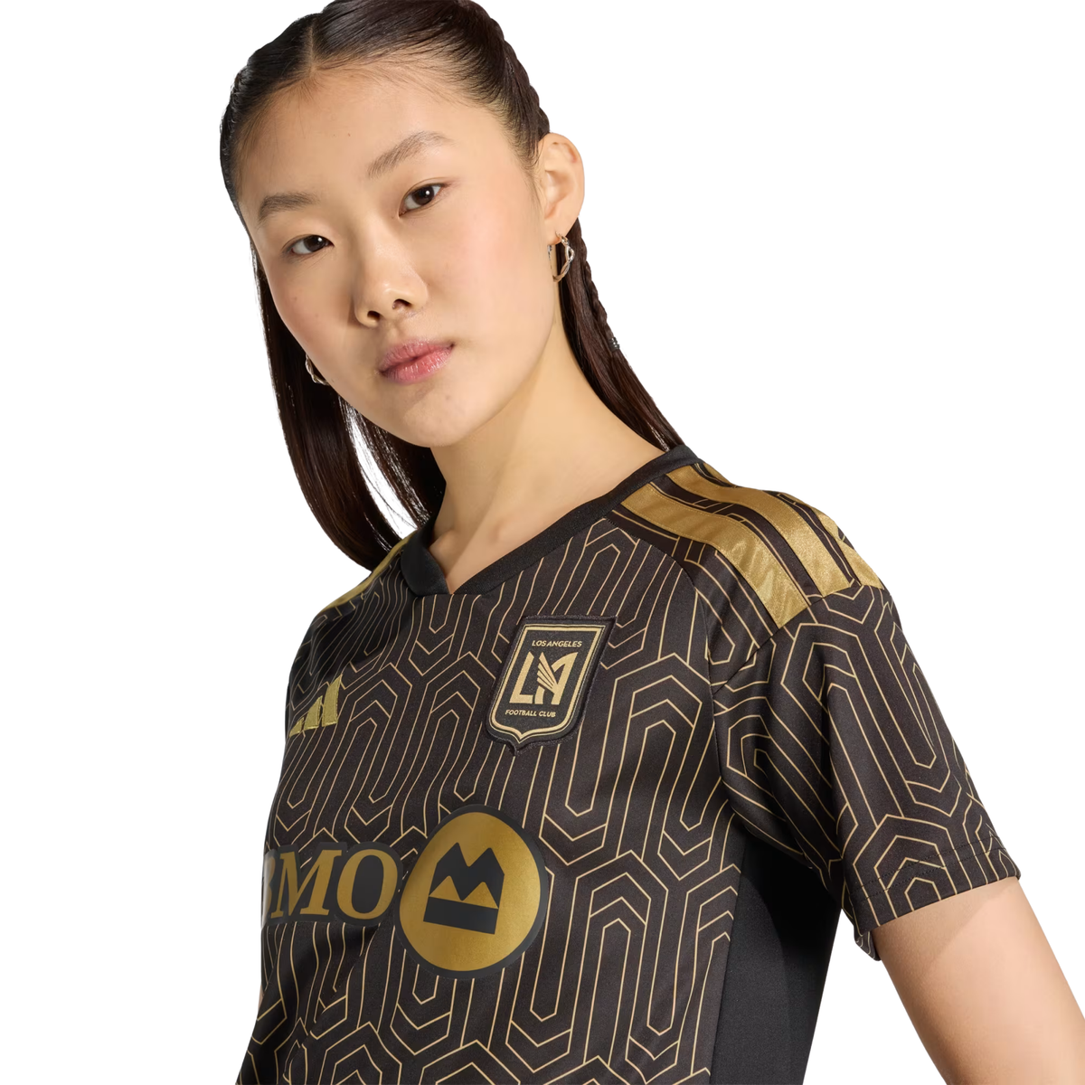 adidas Women’s LAFC 26/27 Home Replica Jersey (Black/Gold)