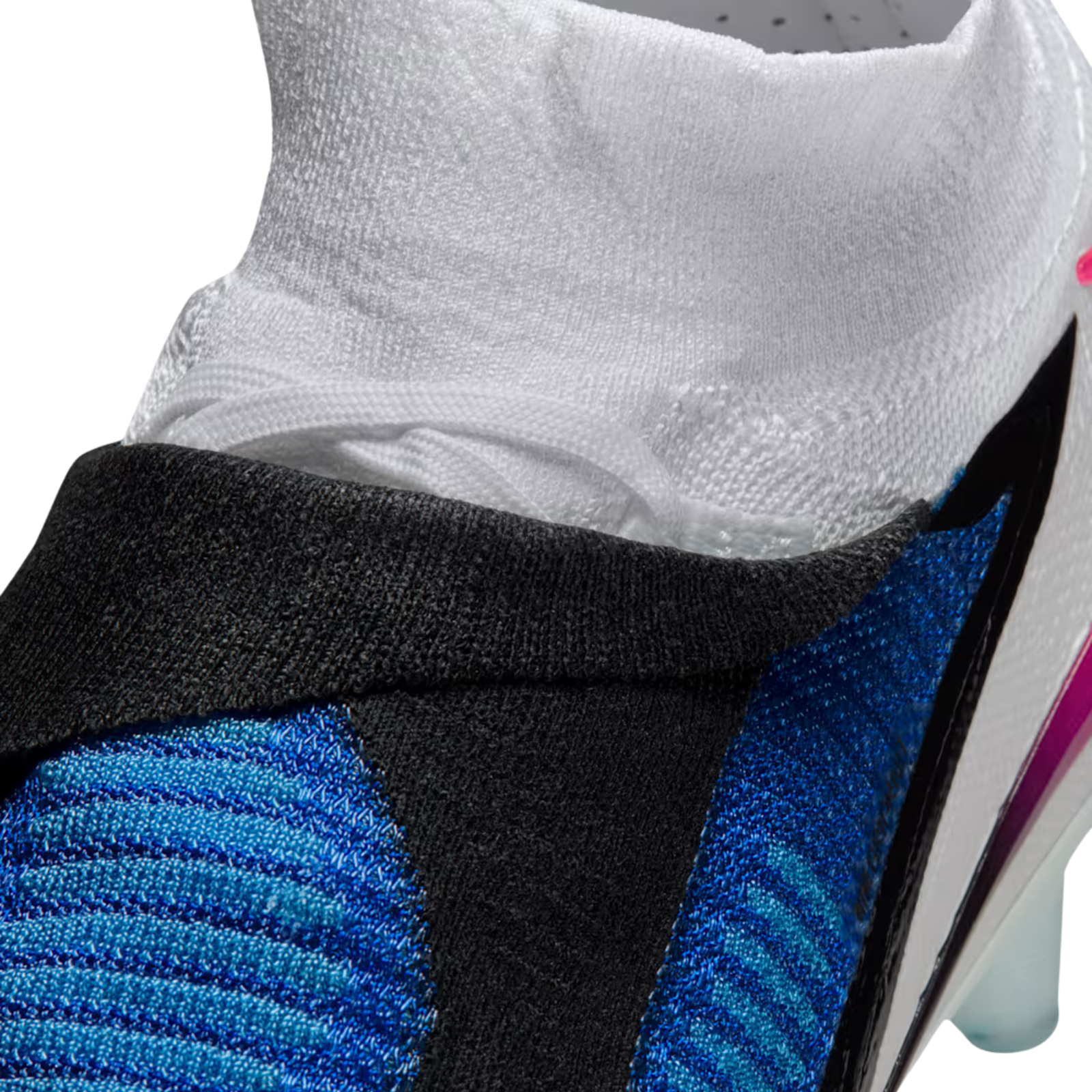 Nike Phantom 6 High Elite FG Soccer Cleats (Racer Blue/Pink Blast/White)