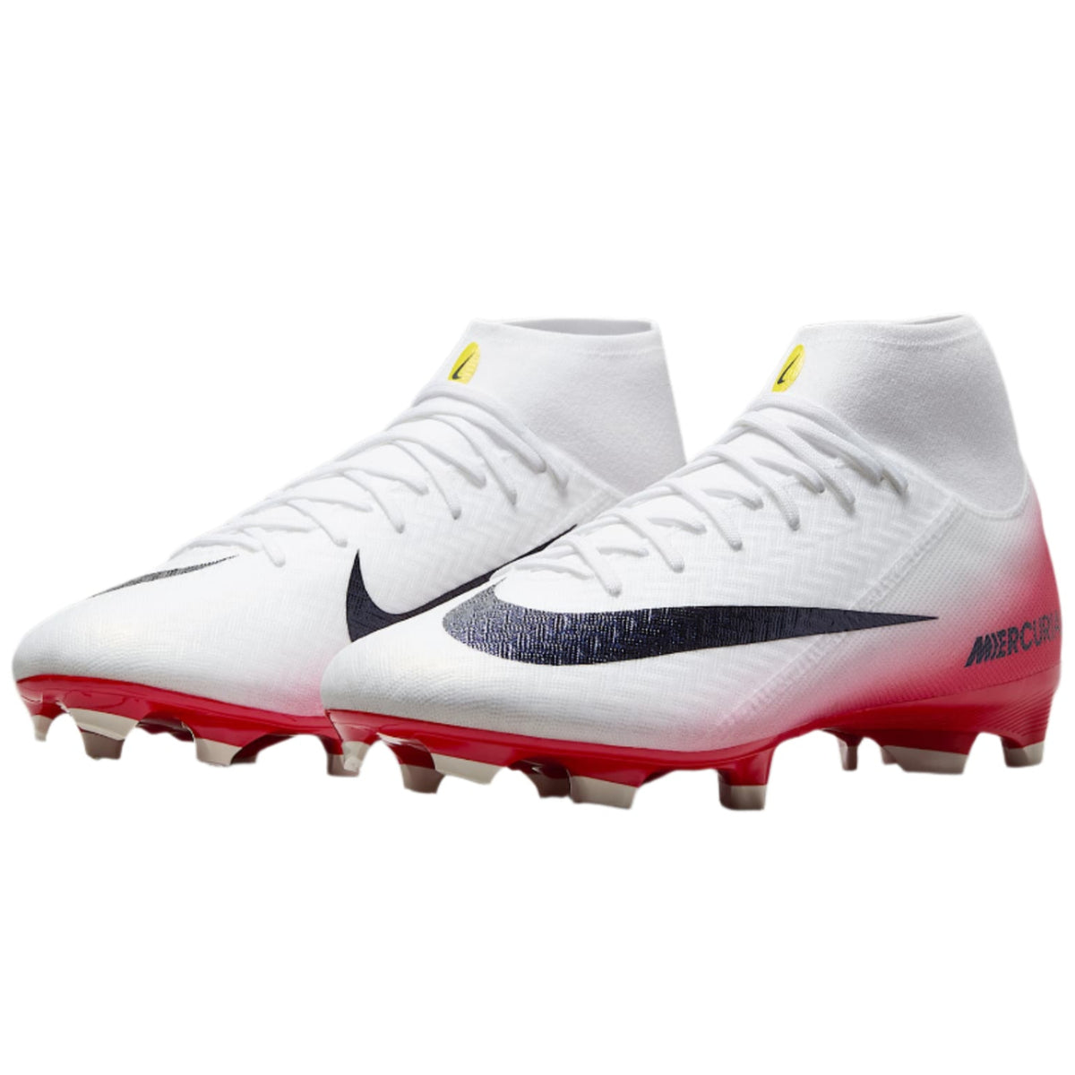 Nike Zoom Superfly 10 Academy LV8 Firm Ground/Multi Ground Soccer Cleats (University Red/Dark Obsidian)
