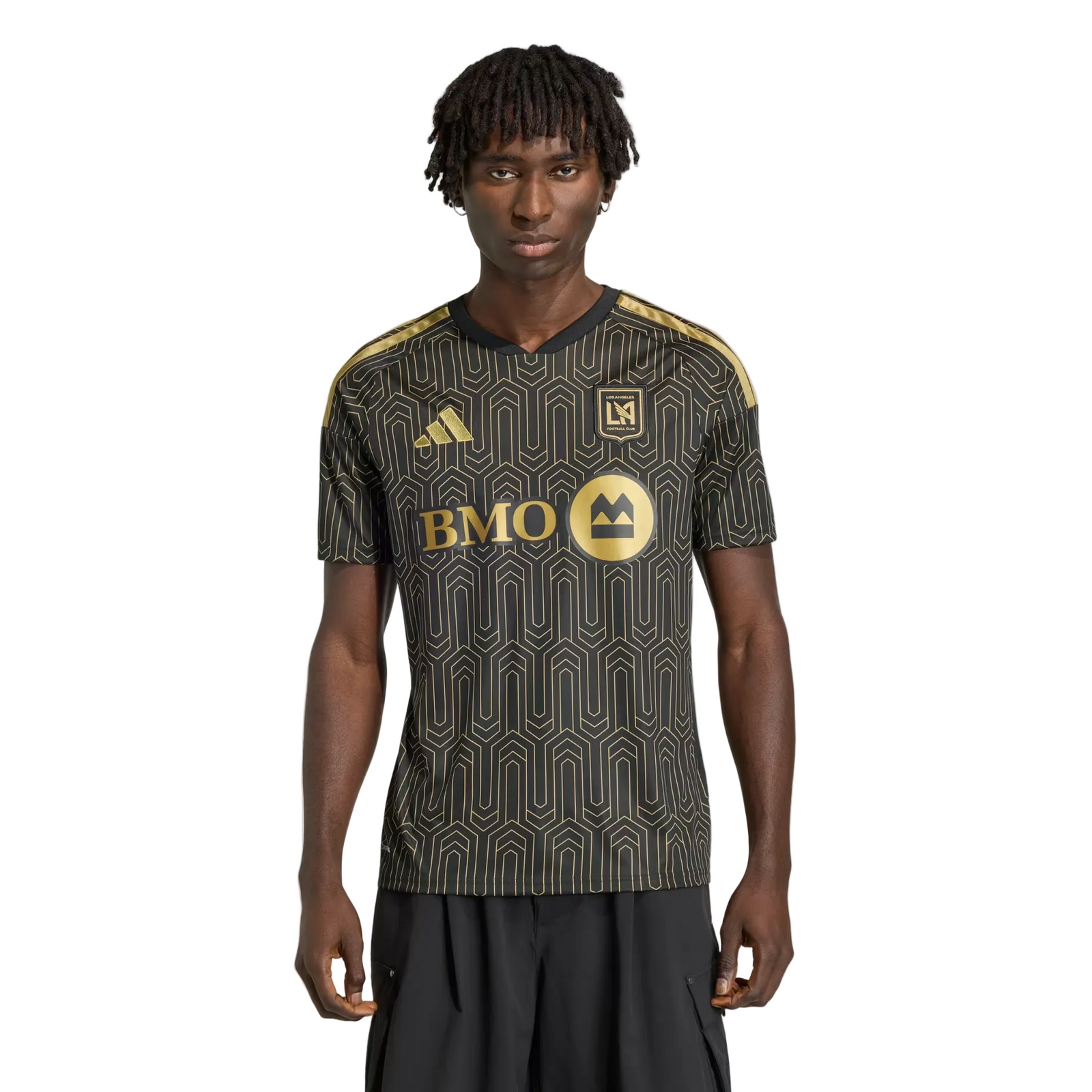 adidas Men's Yeboah LAFC Replica Home Jersey 26/27 (Black/Gold)