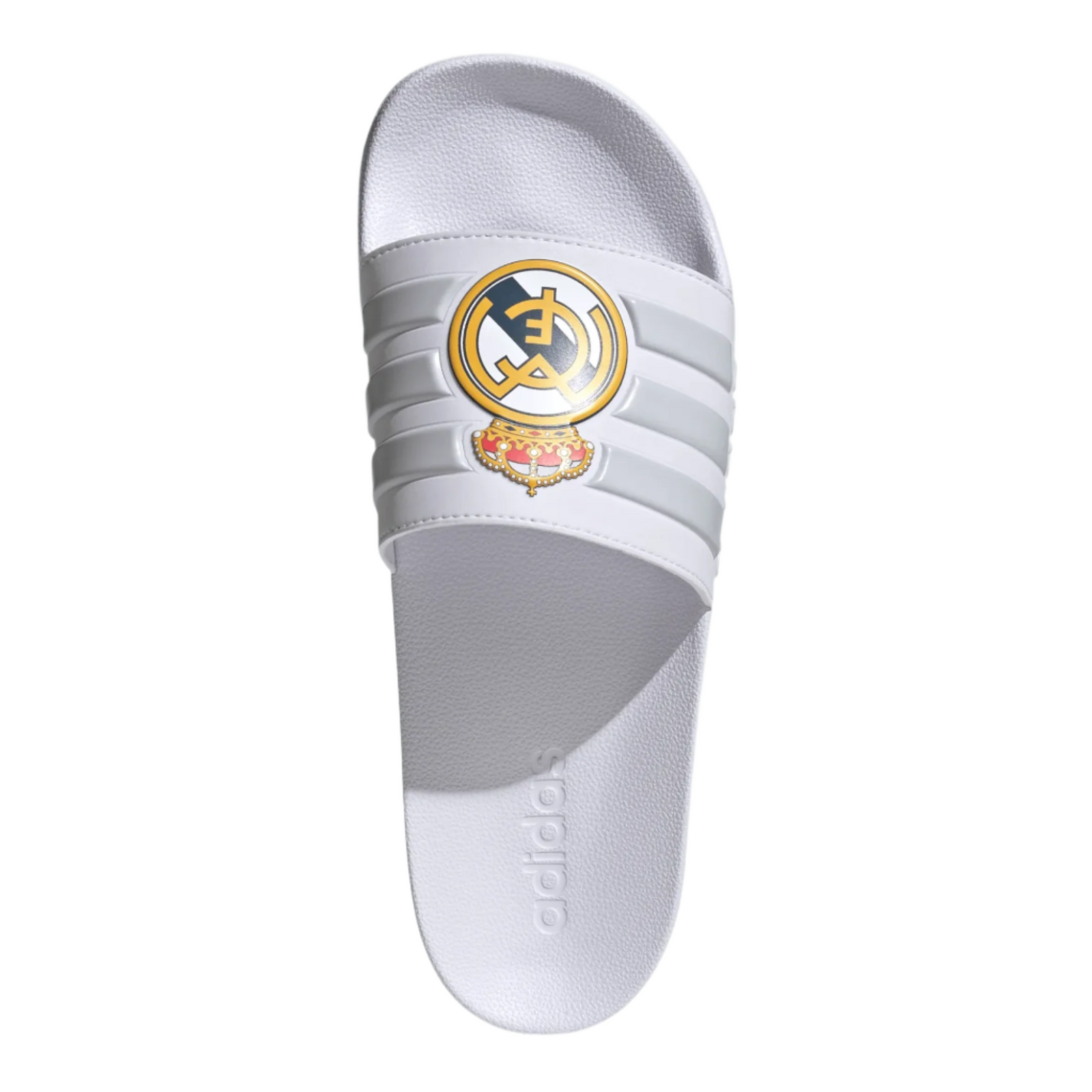 adidas Real Madrid Adilette Shower Slide (White/Grey)