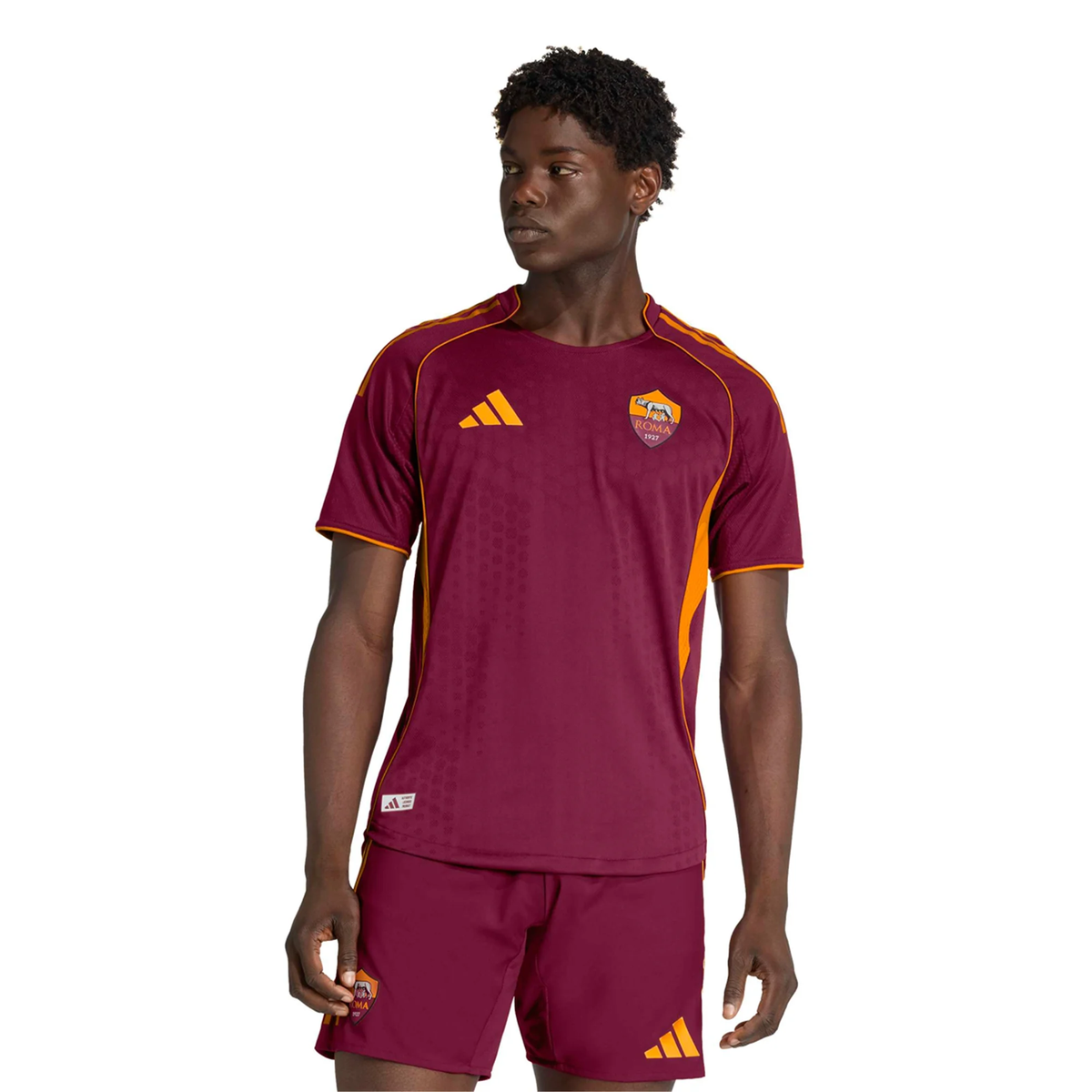 adidas Roma Authentic Mario Hermoso Home Jersey w/ Europa League Patches 25/26 (Burgundy)