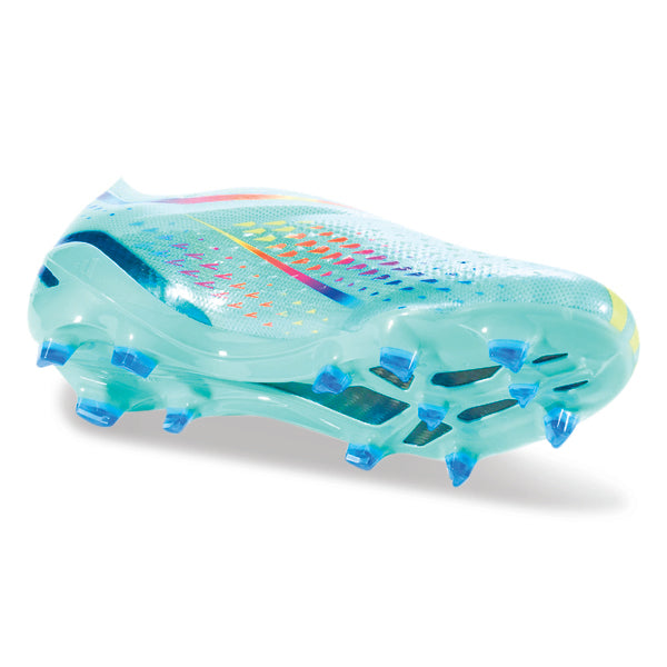 Botas de fútbol adidas X Speedportal+ FG (Aguamarina/Rojo solar/Azul)