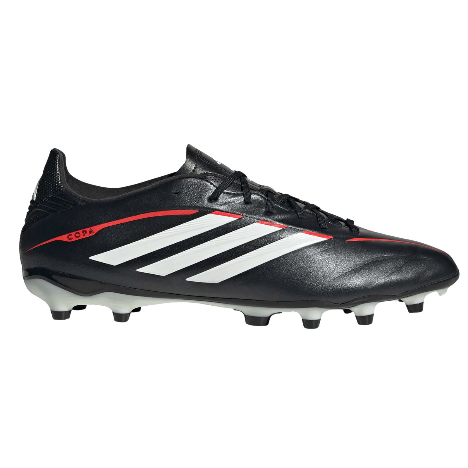 adidas Copa Pure IV League FG Soccer Cleats (Black/White/Lucid Red)