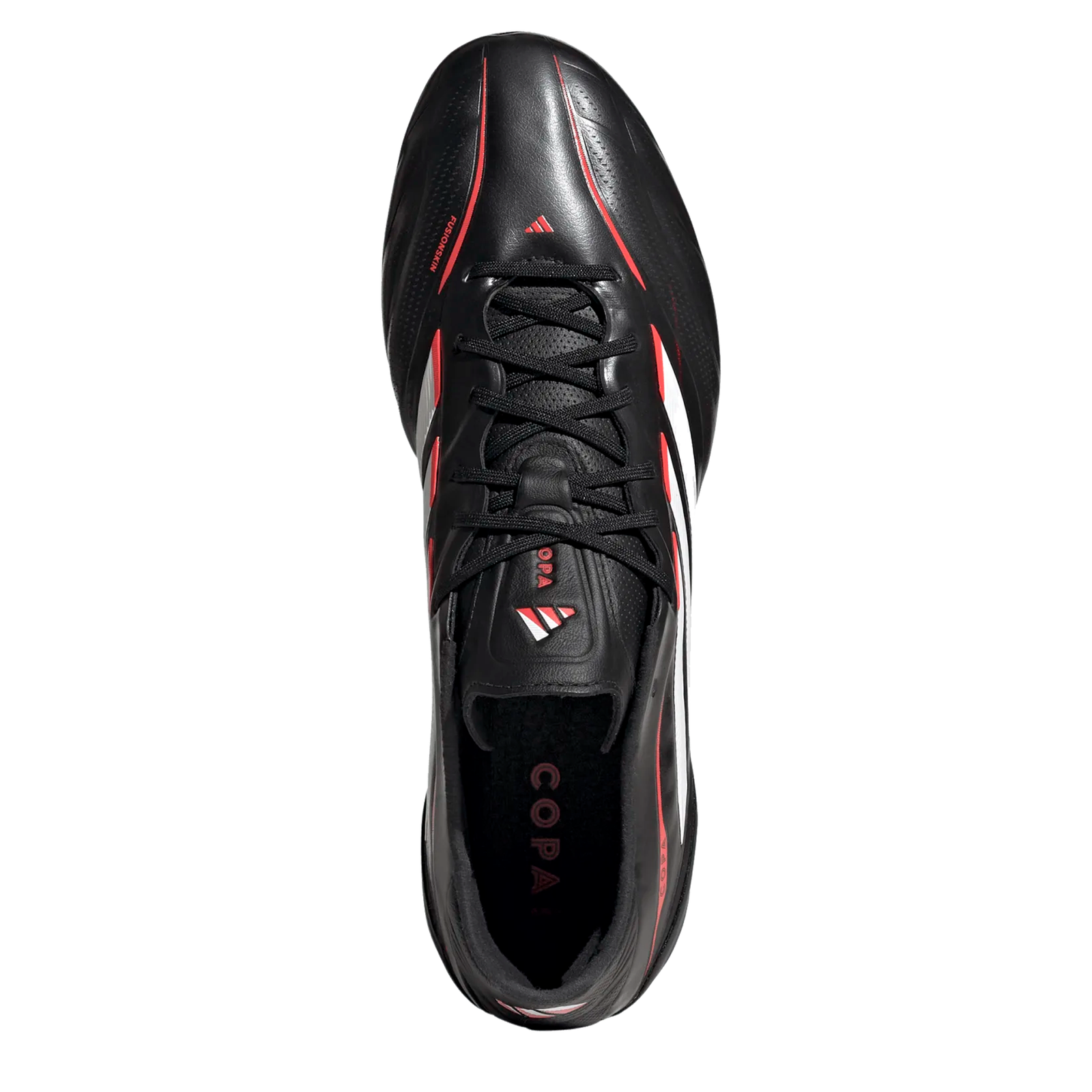 adidas Copa Pure IV Elite Frim Ground Soccer Cleats (Core Black/White/Lucid Red)