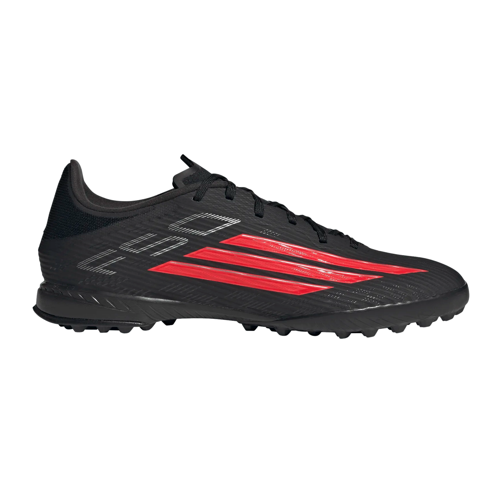 adidas F50 League Turf Soccer Cleats (Black/Lucid Red)