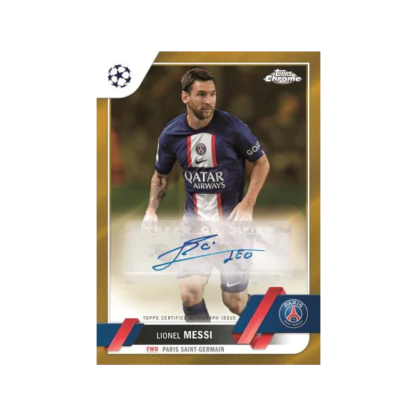 Topps Chrome UEFA Club Competitions Hobby Lite Trading Card Pack 22/23 (4 Cards)