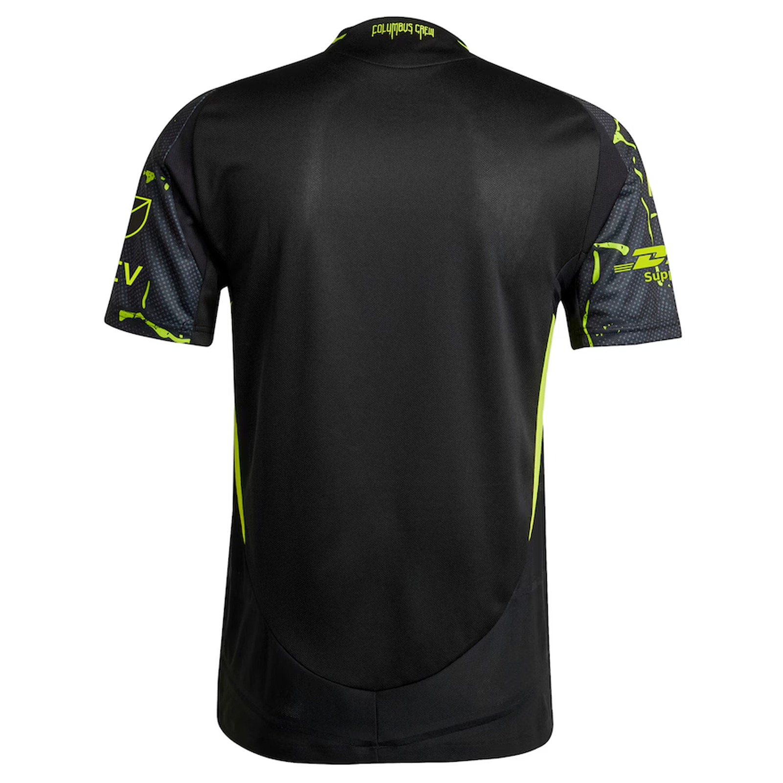 adidas Columbus Crew Authentic Away Jersey w/ MLS Patches 25/26 (Black/Yellow)