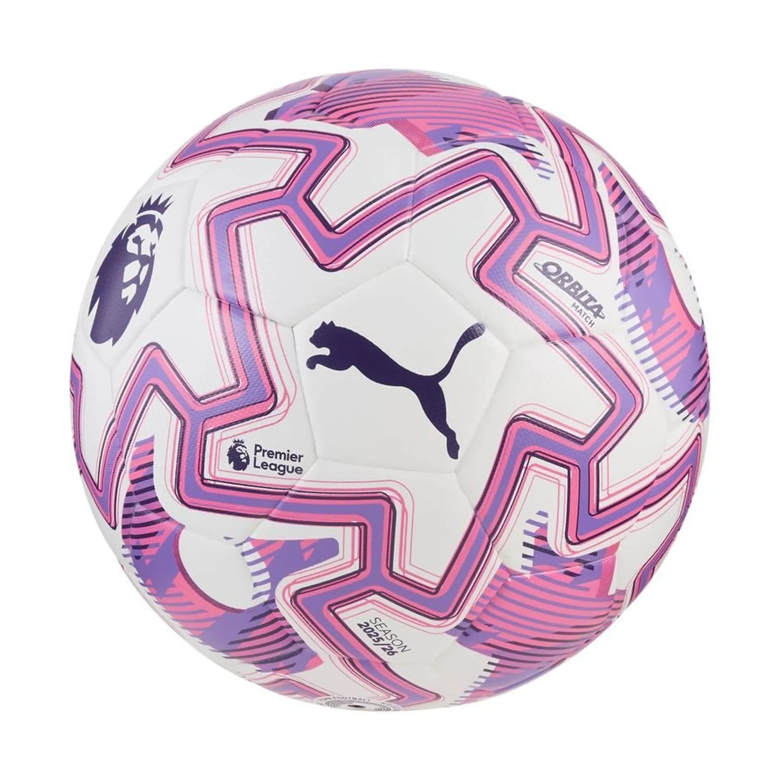 PUMA Premier League 25/26 Orbita Match Brilliance Ball (White/Multi)