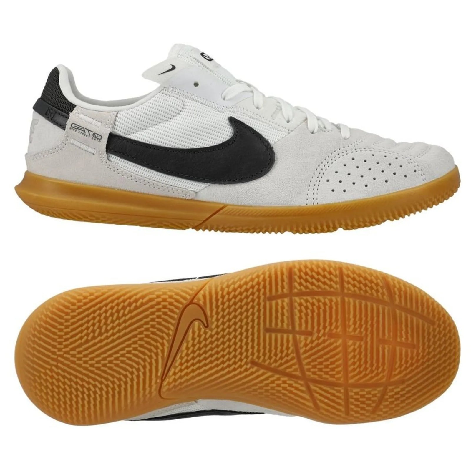 Nike Streetgato Indoor Soccer Shoes (Summit White/Night Forest)