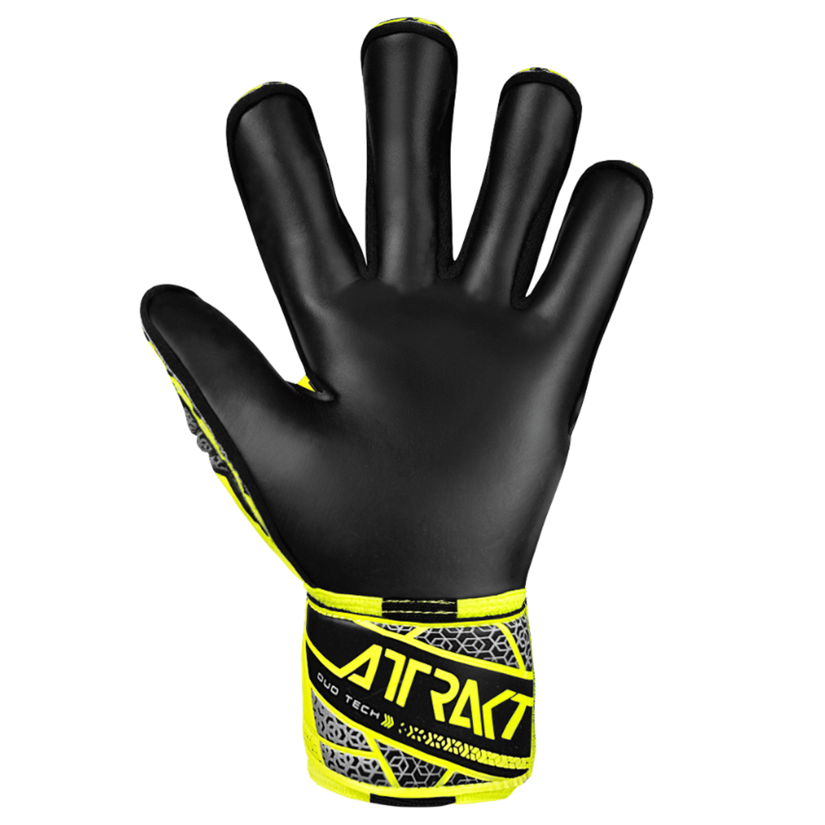 Ruesch Attrakt Duo Evolution Goalkeeper Glove (Safety Yellow/Black)