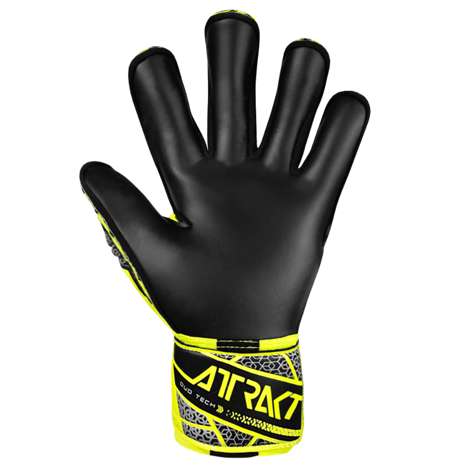 Ruesch Attrakt Duo Evolution Goalkeeper Glove (Safety Yellow/Black)