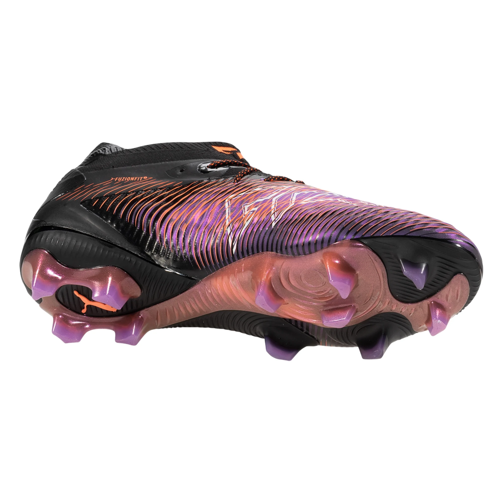 Puma Future 8 Ultimate FG Soccer Cleats (Black/Glowing Red)