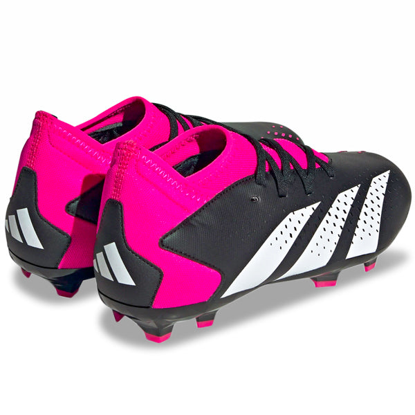 adidas Jr. Predator Accuracy.3 FG Tacos de fútbol (Core Black/Team Shock Pink)