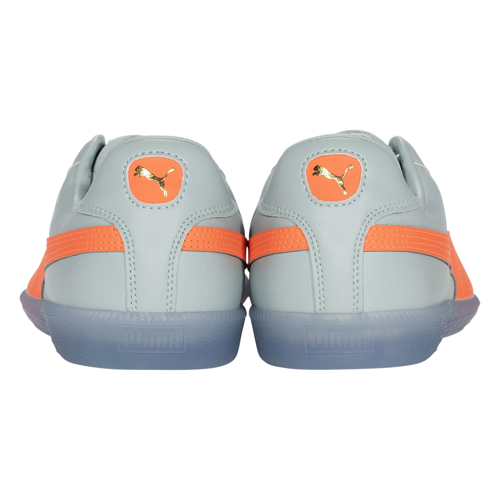 Puma King 21 Indoor Soccer Shoes (Modern Mint/Glowing Red)