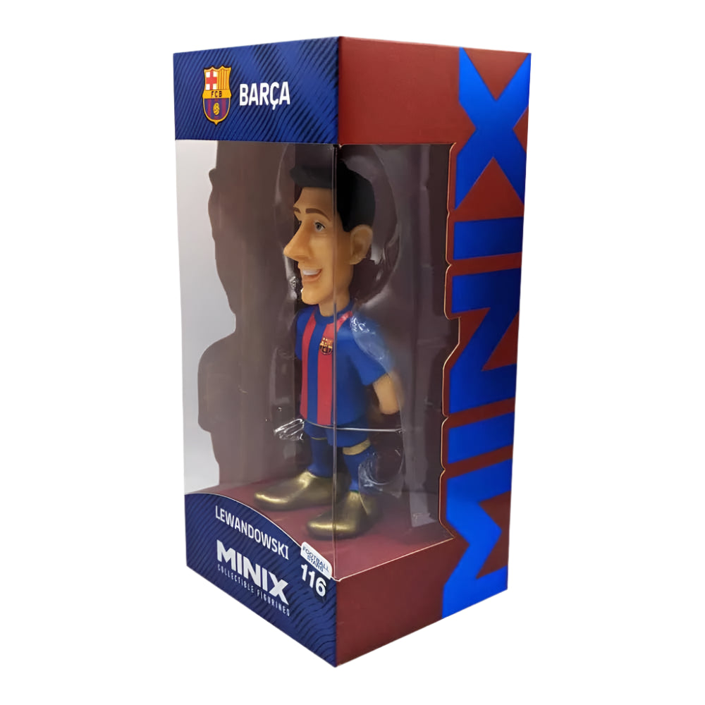 Minix FC Barcelona Lewandowski Figure (Navy/Maroon)
