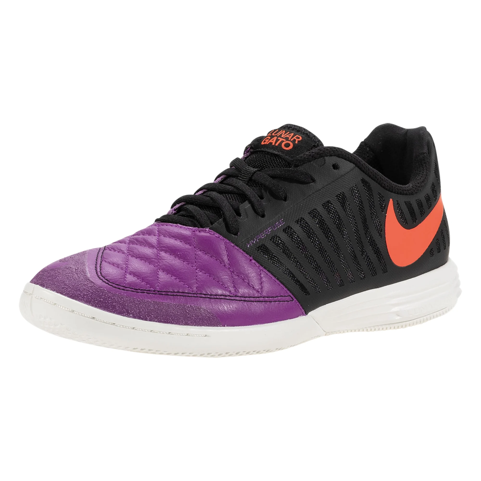 Nike LunarGato II Indoor Soccer Shoes (Bold Berry/Bright Crimson)