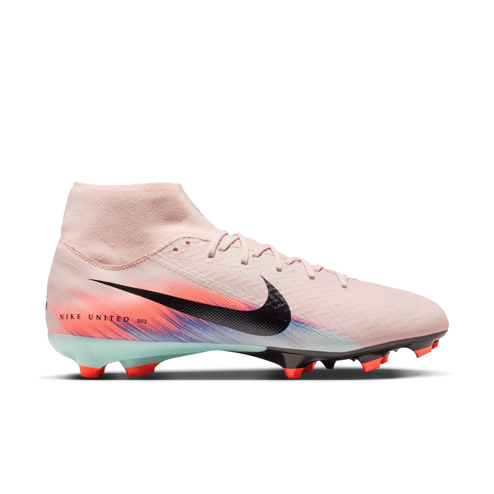 Nike Zoom Superfly 10 Academy NU2 Firm Ground/Multi Ground Soccer Cleats (Silt Red/Racer Blue)