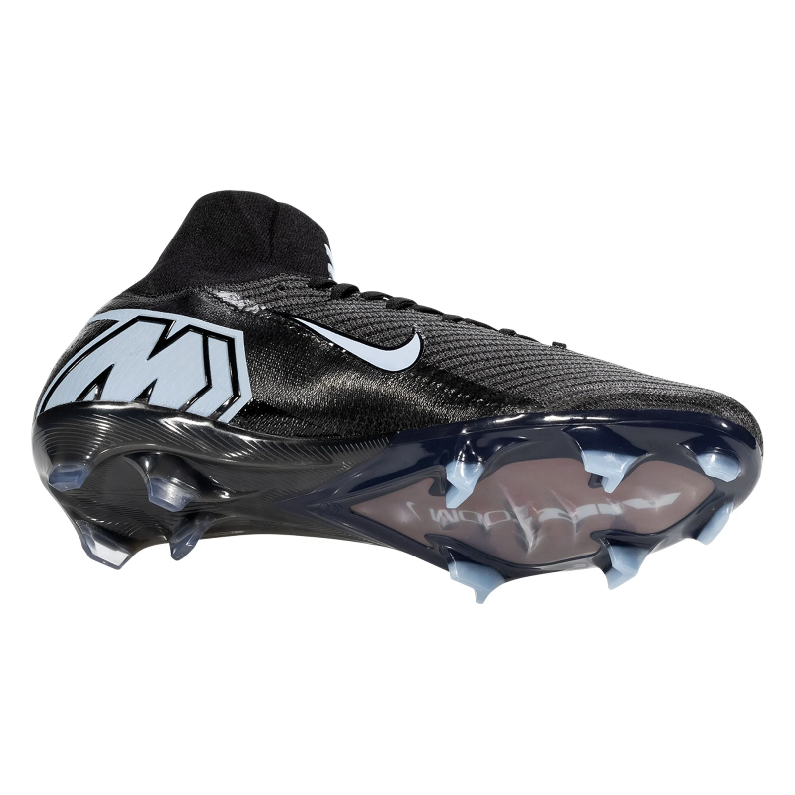 Nike Zoom Superfly 10 Elite FG Soccer Cleats (Black/Ice Blue)