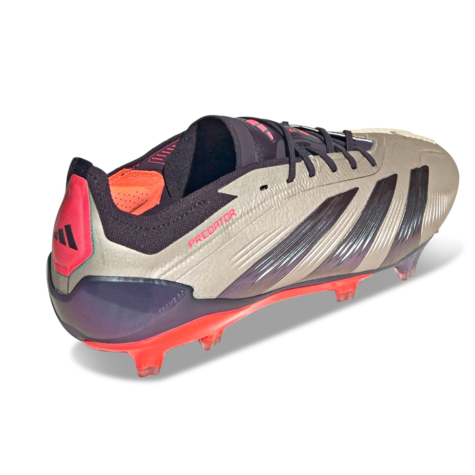 adidas Predator Elite FG Soccer Cleats (Platinum/Black/Carbon)