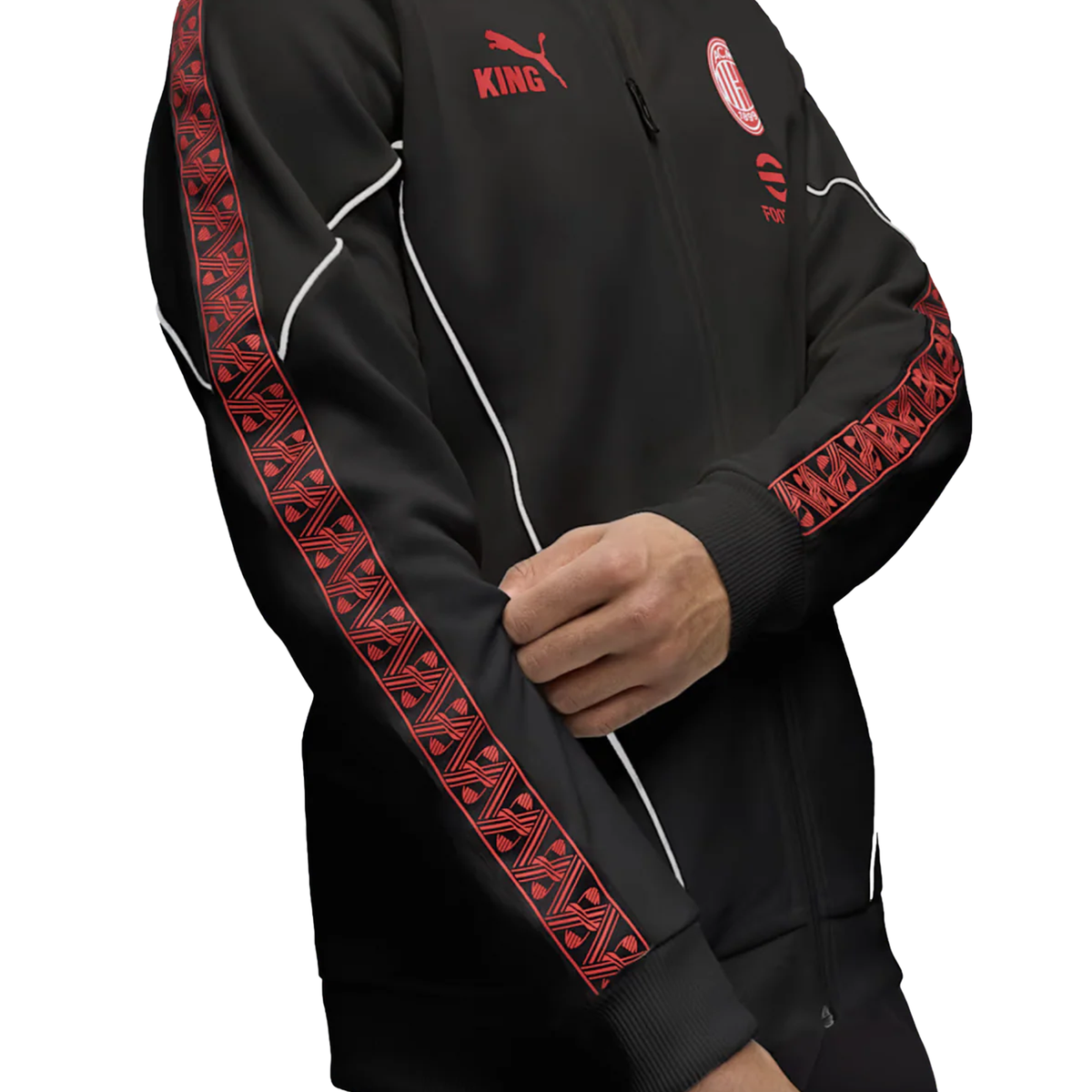 Puma AC Milan King Anthem Jacket 25/26 (Puma Black/Red)