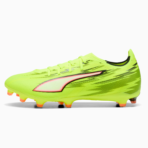 Puma Ultra 6 Match FG/AG Soccer Cleats (Yellow Alert/Glowing Red)
