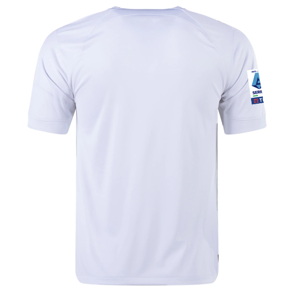 Nike Inter Milan Away Jersey w/ Series A + Copa Italia Patches 23/24 (White/Lyon Blue)